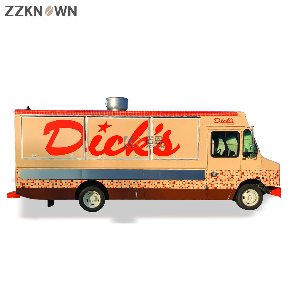 Fast Food With Snacks - Fully Equipment Mobile Food Trucks with