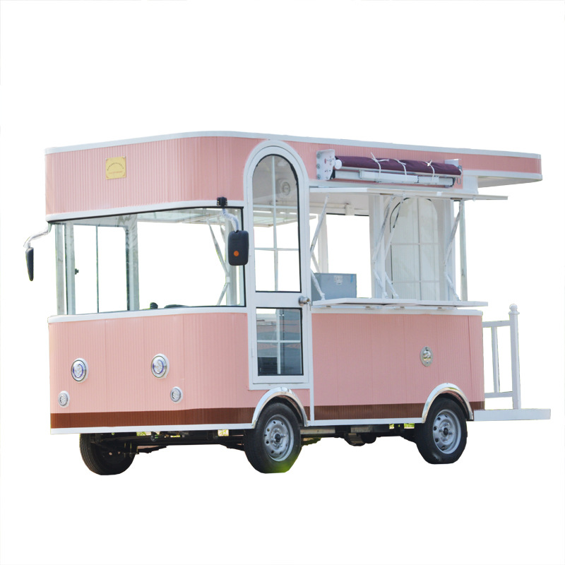 Fast Food With Snacks - OEM Fast food ice cream mobile