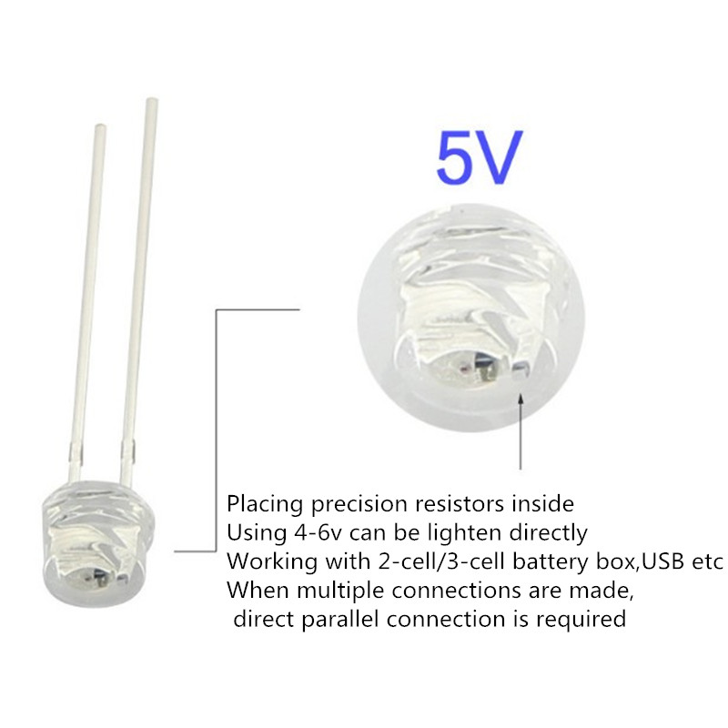 5V 12v LED 5mm 3mm bead SMD f5 - Yellow Food Snacks ulasan dan harga