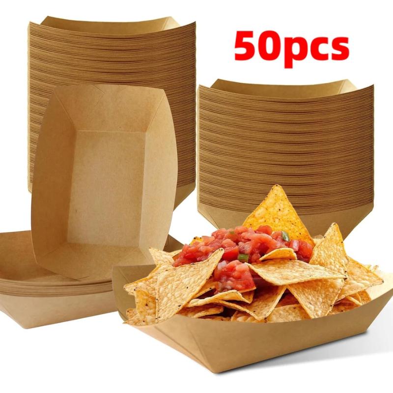 Heat Resistant Disposable Kraf - Food Snacks For Camping ulasan dan harga
