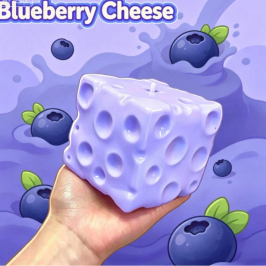 New Blueberry Color Cheese Squ - Food & Snacks Coloring Book Bold & Easy Designs For Adults And Kids Bold & Easy Coloring Books ulasan dan harga