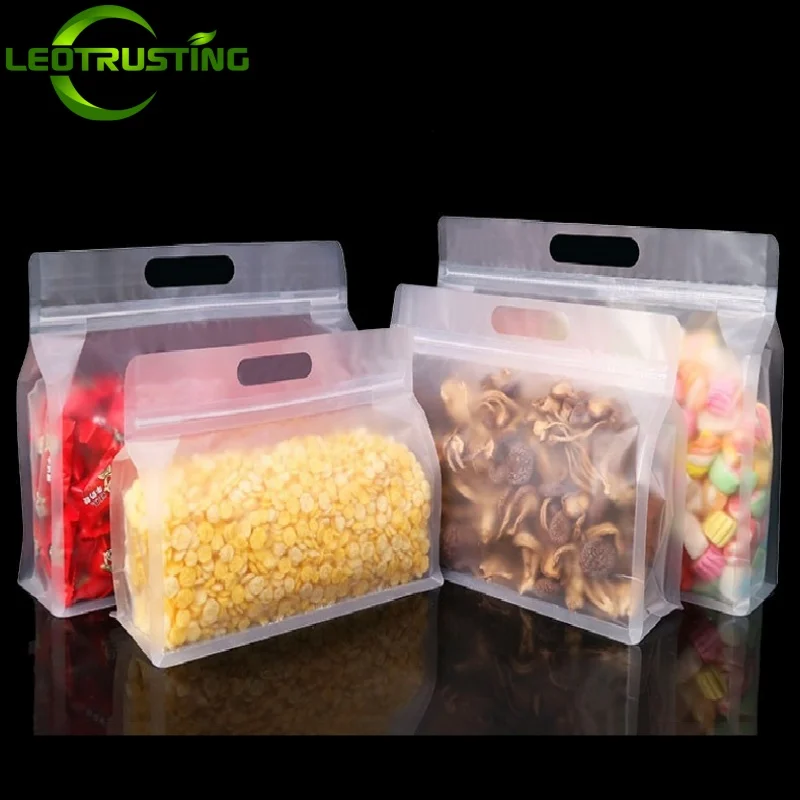 50PCS Frosted 3D Stand Up Zipl - Food Day Snacks ulasan dan harga