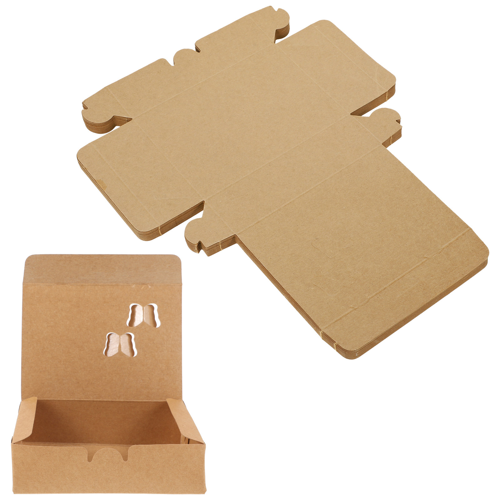 25Pcs Kraft Paper Food Packing - Food Day Snacks ulasan dan harga