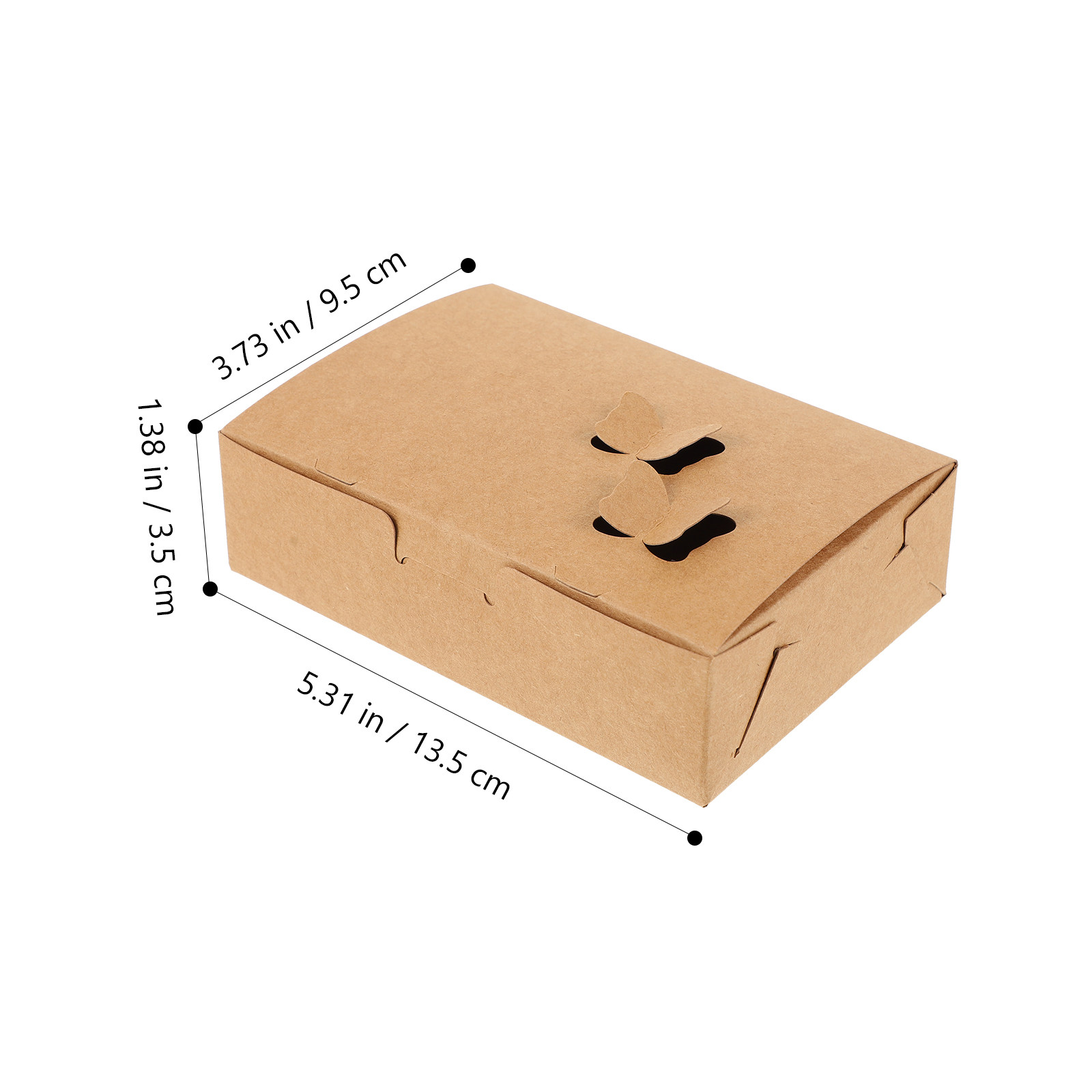 25Pcs Kraft Paper Food Packing - Food Day Snacks ulasan dan harga