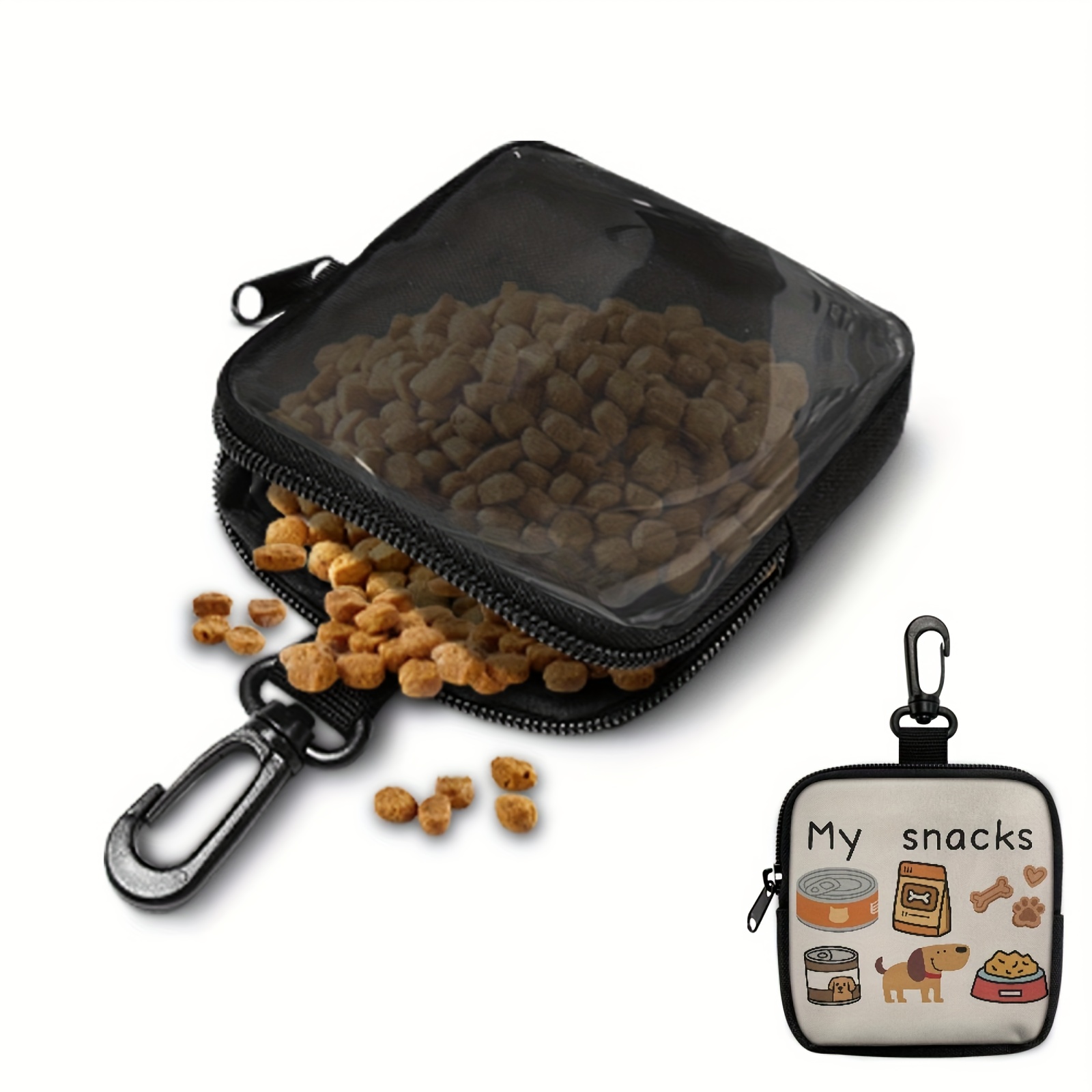 Portable Dog Treat Pouch Pet T - Food Snacks For Camping ulasan dan harga