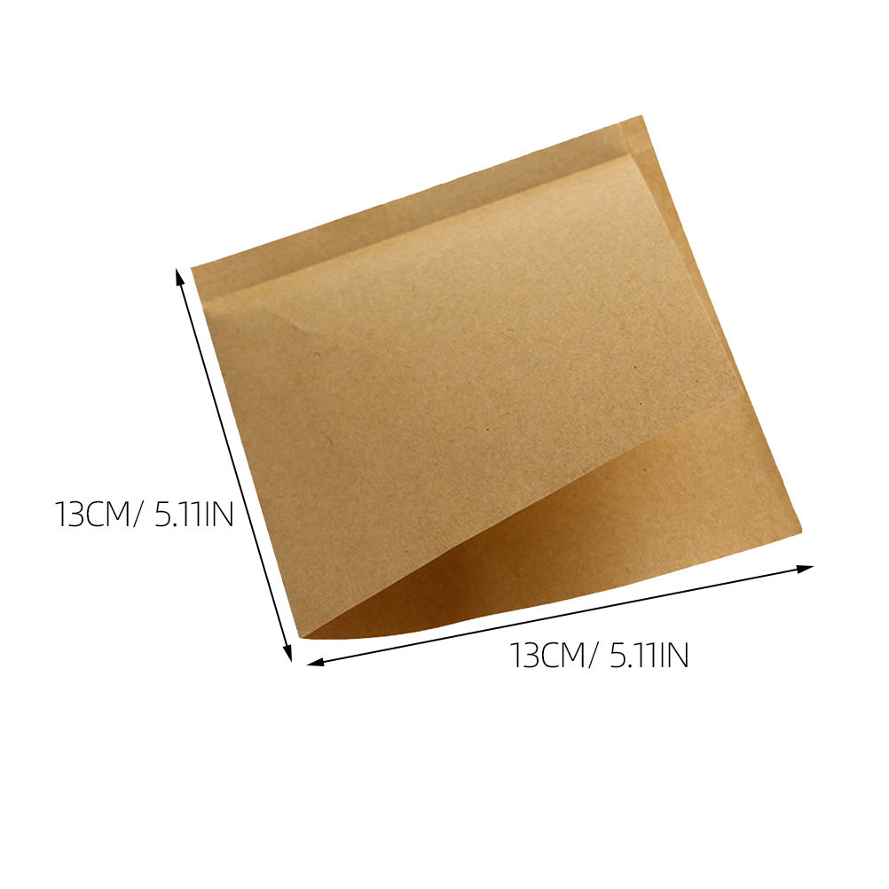 100Pcs Food Kraft Paper Oil-Pr - Food Day Snacks ulasan dan harga