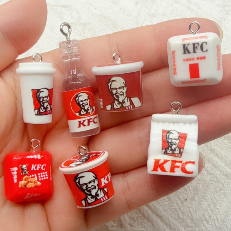 10pcs cartoon resin food bag k - Food & Snacks Coloring Book Bold & Easy Designs For Adults And Kids Bold & Easy Coloring Books ulasan dan harga