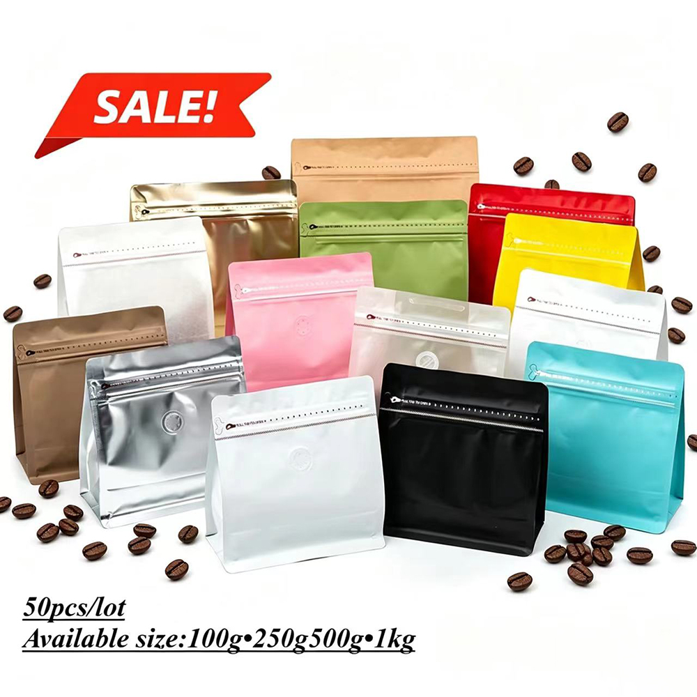 50pcs Matte Black Mylar Alumin - Food Day Snacks ulasan dan harga