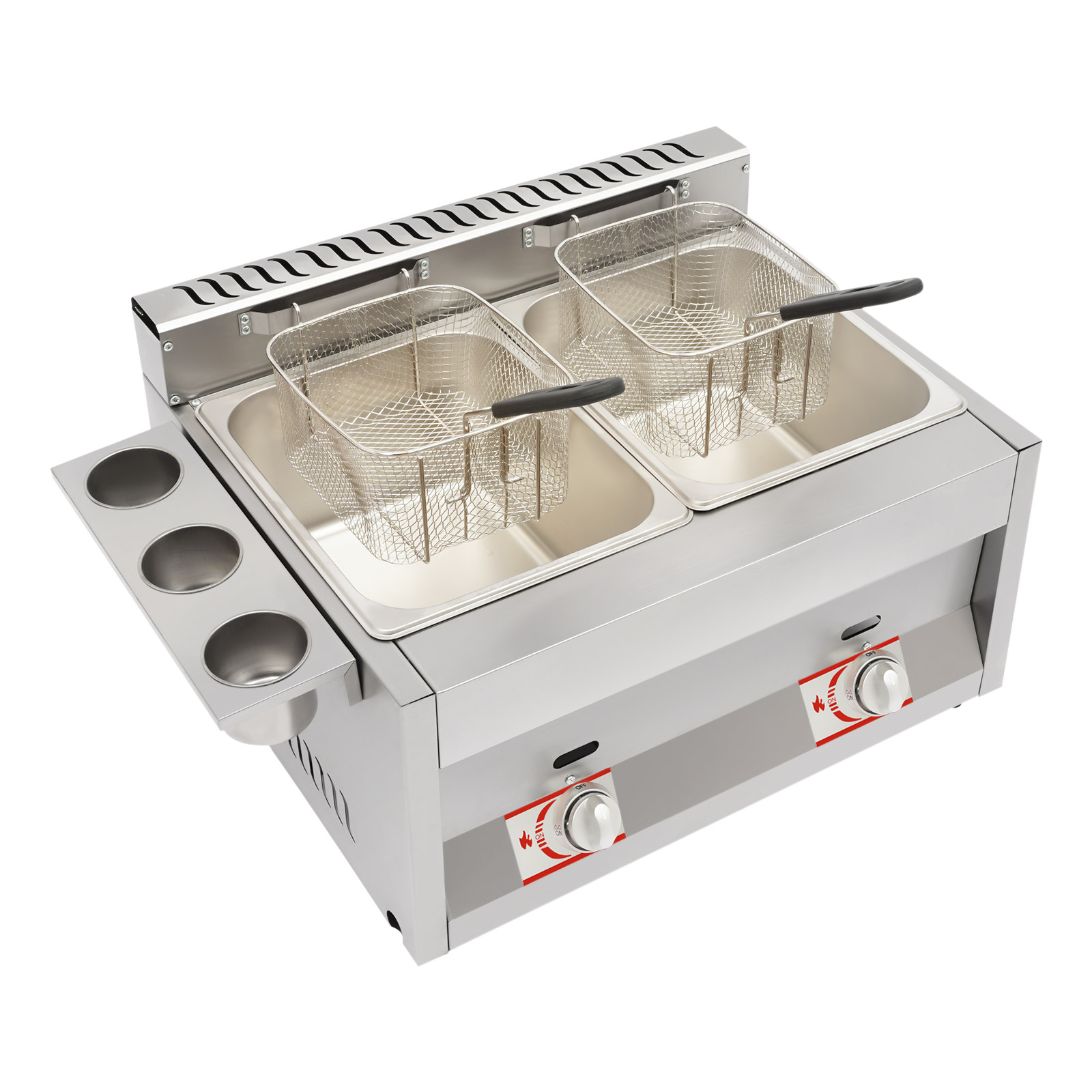 Commercial Deep Fryer 2-Tank 6 - Fast Food With Snacks ulasan dan harga