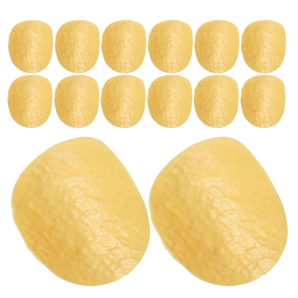 30Pcs Realistic Simulation Pot - Yellow Food Snacks ulasan dan harga