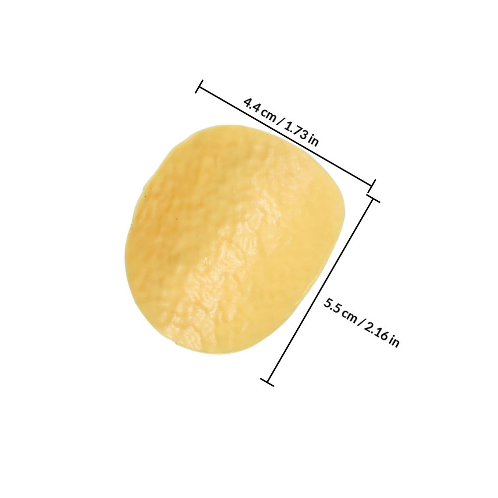 30Pcs Realistic Simulation Pot - Yellow Food Snacks ulasan dan harga