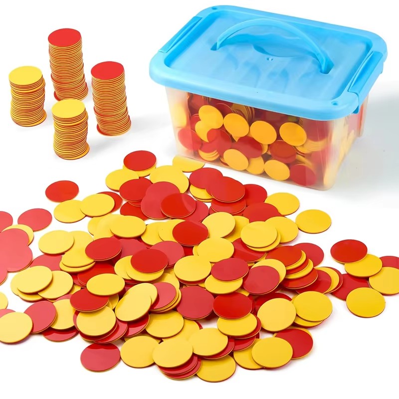 Red Yellow Counters Two Color  - Yellow Food Snacks ulasan dan harga