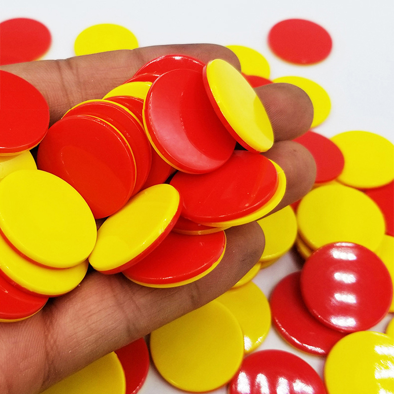Red Yellow Counters Two Color  - Yellow Food Snacks ulasan dan harga