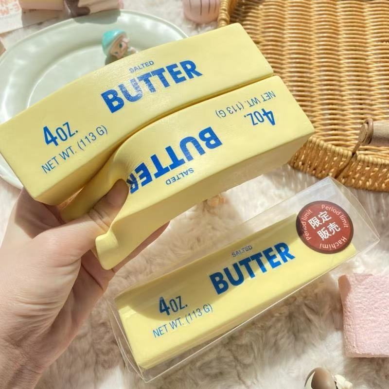 1Pc Butter Squeeze Toy For Adu - Food & Snacks Coloring Book Bold & Easy Designs For Adults And Kids Bold & Easy Coloring Books ulasan dan harga