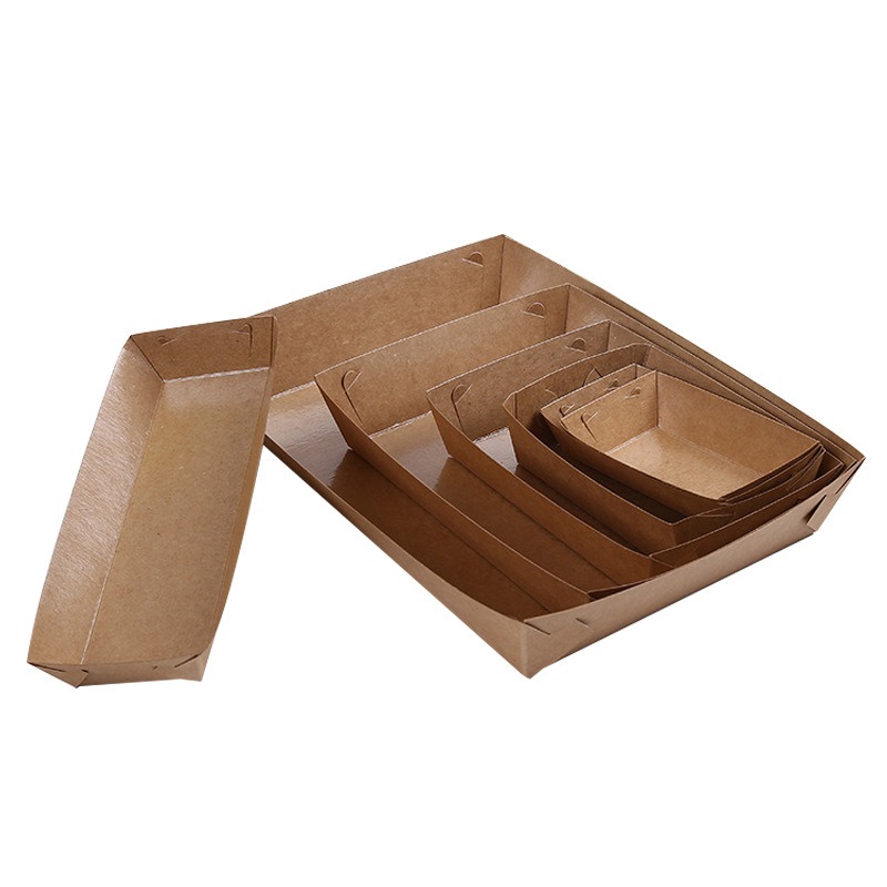 10/30/50pcs Kraft Paper Dispos - Food Day Snacks ulasan dan harga