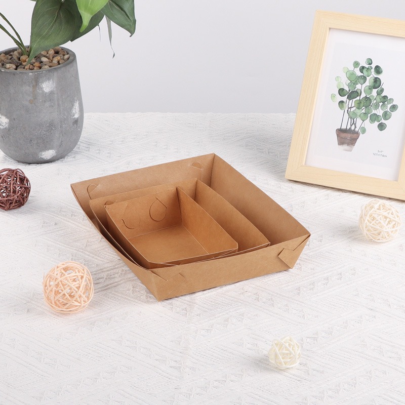 10/30/50pcs Kraft Paper Dispos - Food Day Snacks ulasan dan harga