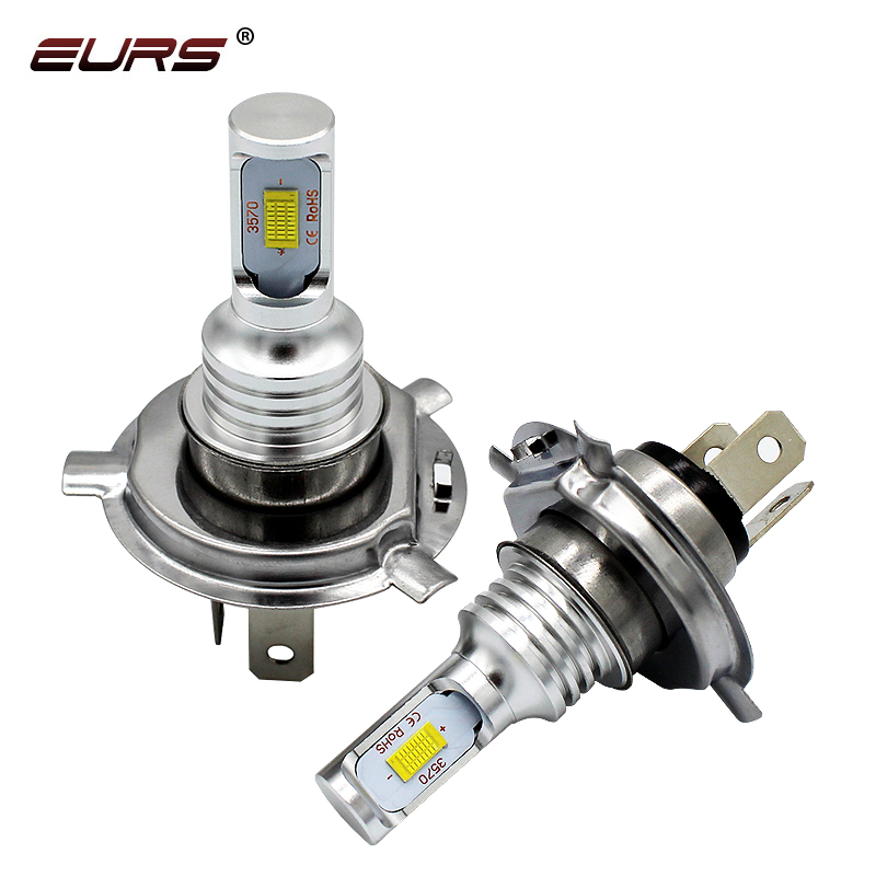 EURS 2PCS H7 Led Fog Light H4  - Yellow Food Snacks ulasan dan harga