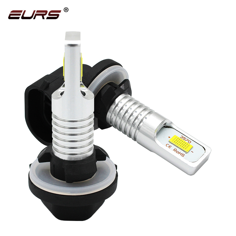 EURS 2PCS H7 Led Fog Light H4  - Yellow Food Snacks ulasan dan harga