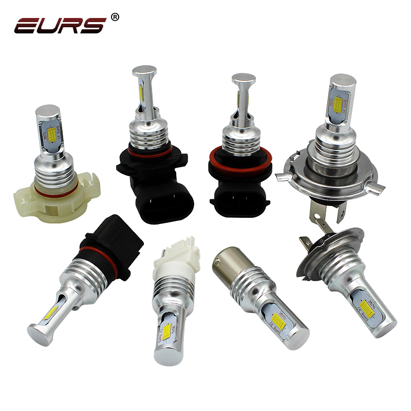 EURS 2PCS H7 Led Fog Light H4  - Yellow Food Snacks ulasan dan harga