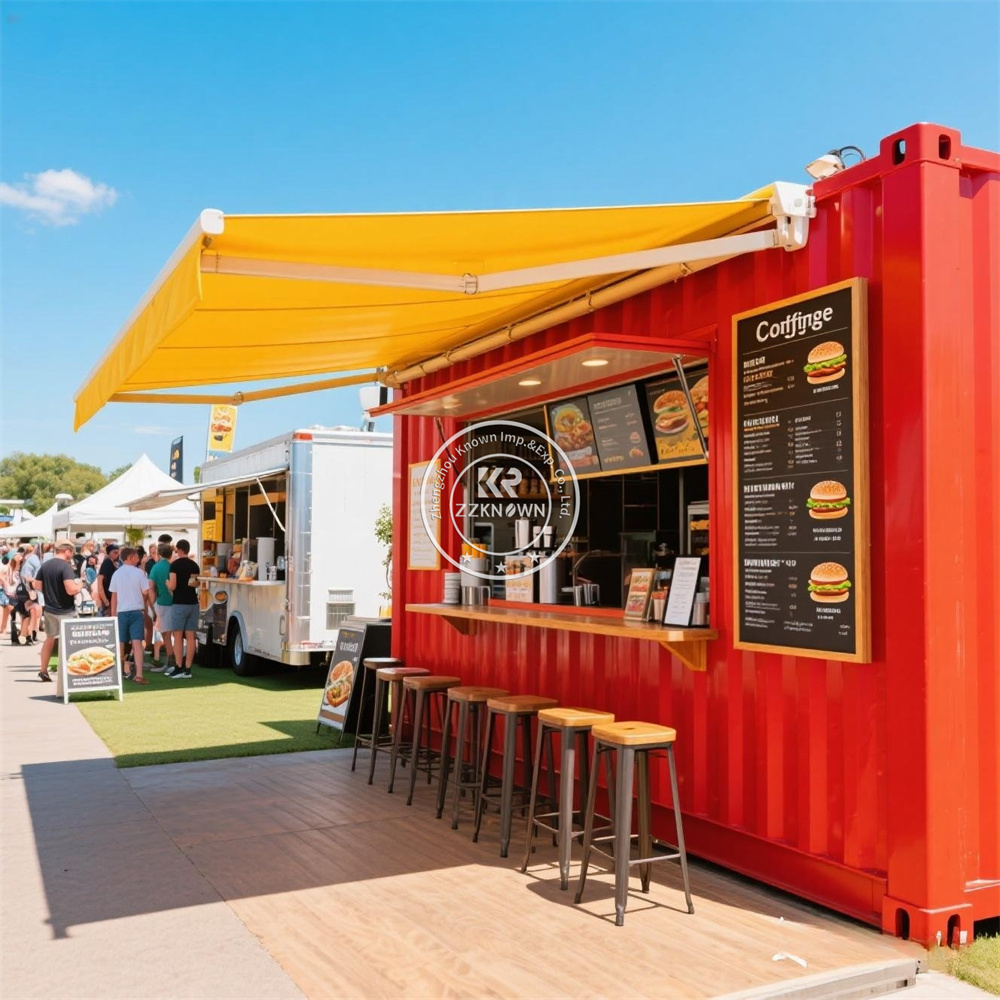 Outdoor Coffee Shop Food Store - Fast Food With Snacks ulasan dan harga