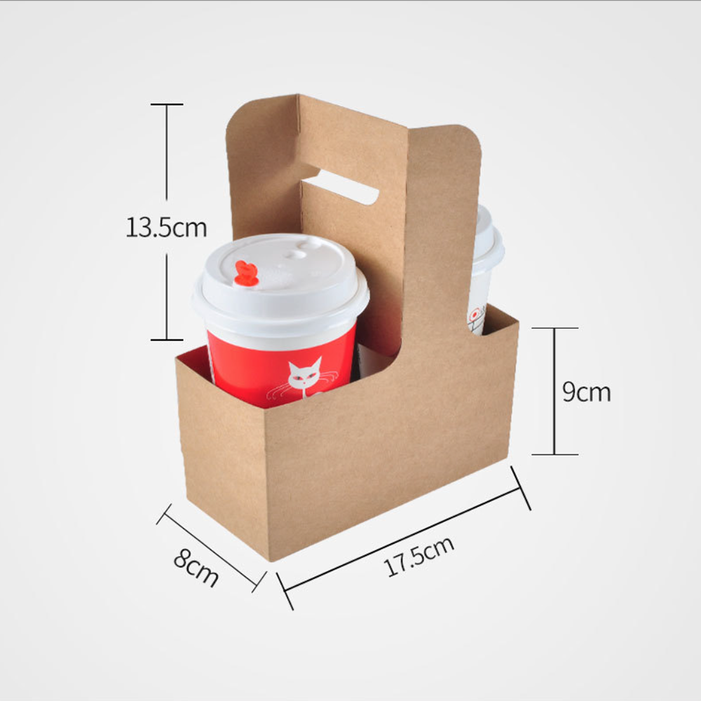 50Pack Holder Kraft Cardboard  - Food Day Snacks ulasan dan harga