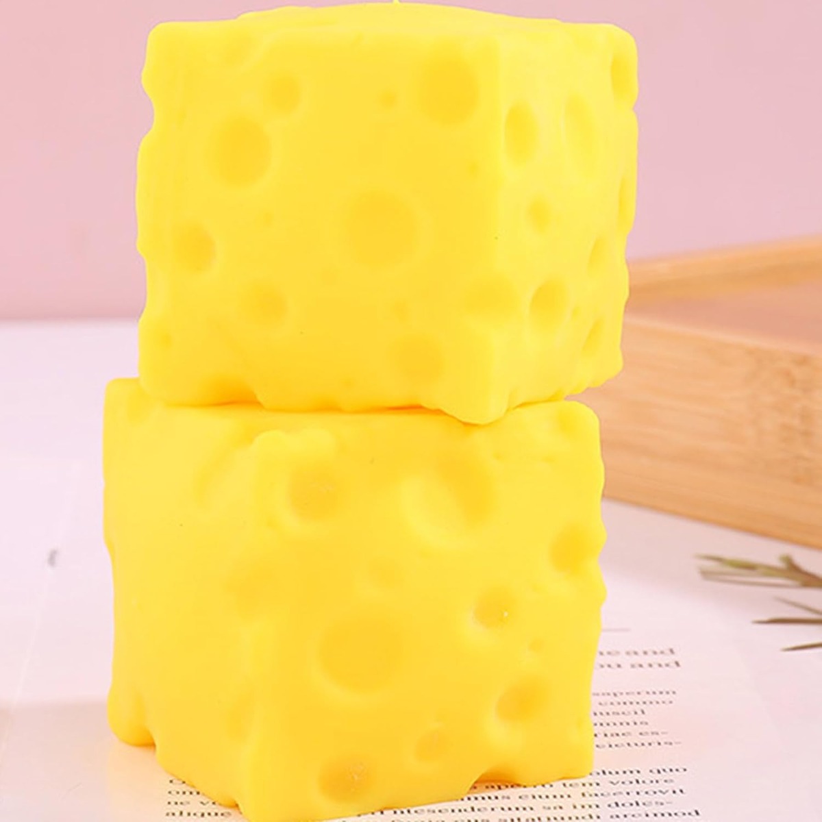 Cheese Stress Ball Squishy Toy - Food & Snacks Coloring Book Bold & Easy Designs For Adults And Kids Bold & Easy Coloring Books ulasan dan harga