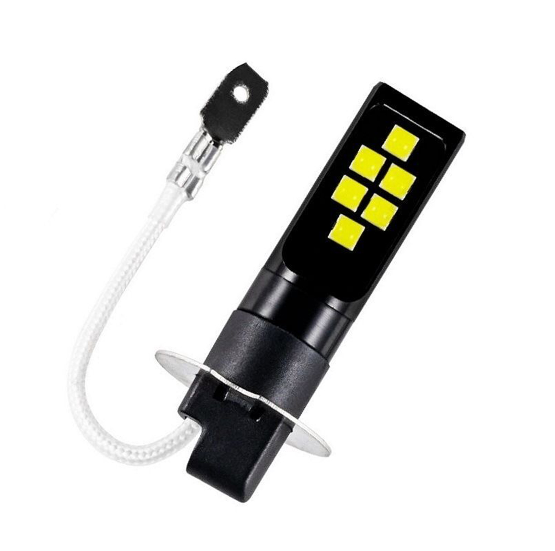 2Pcs Car H3 LED Fog Lights Upg - Yellow Food Snacks ulasan dan harga