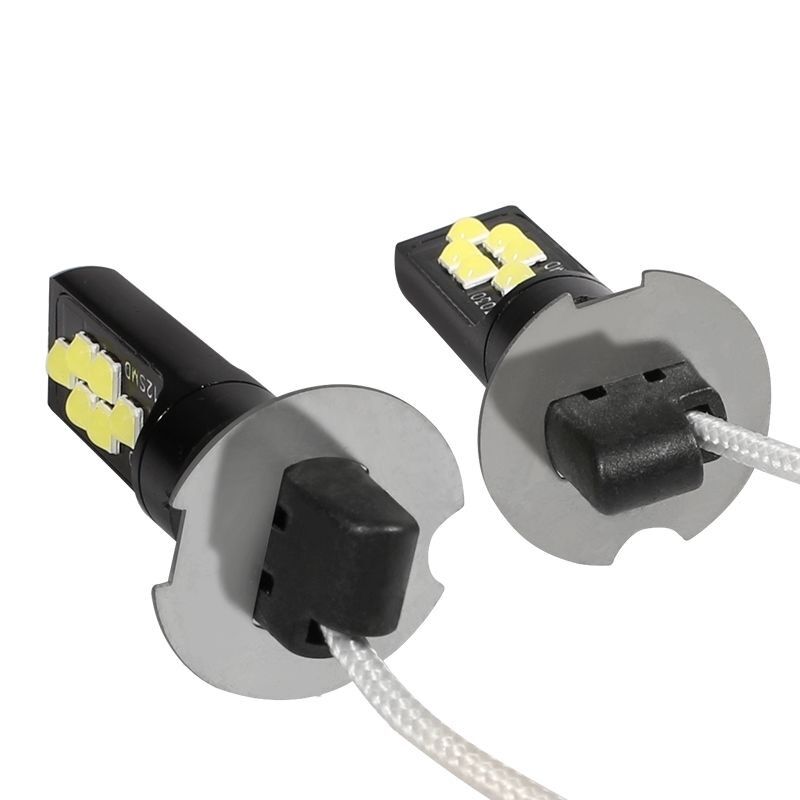 2Pcs Car H3 LED Fog Lights Upg - Yellow Food Snacks ulasan dan harga