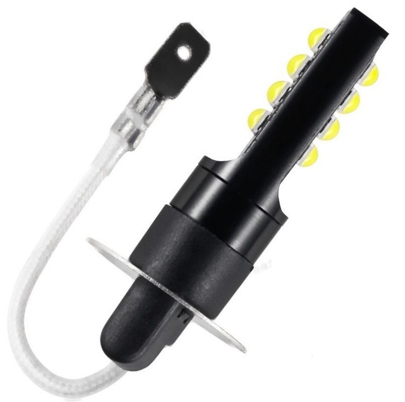 2Pcs Car H3 LED Fog Lights Upg - Yellow Food Snacks ulasan dan harga