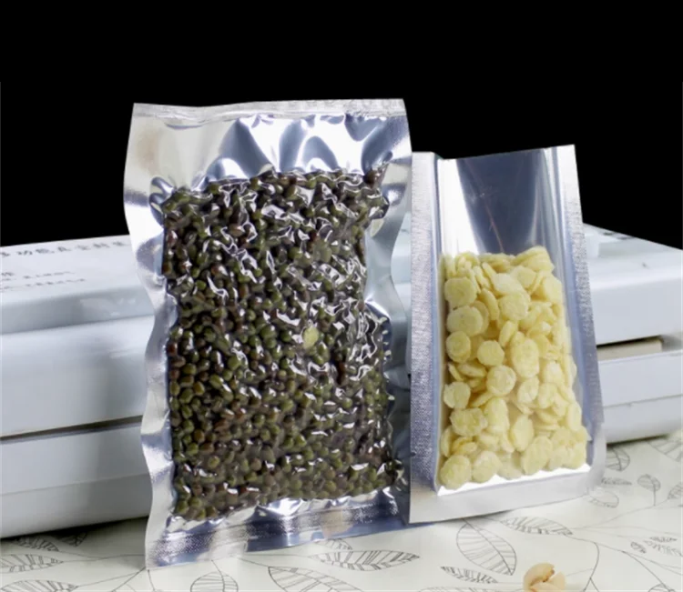 100 Pack Silver Glossy Flat Po - Food Day Snacks ulasan dan harga